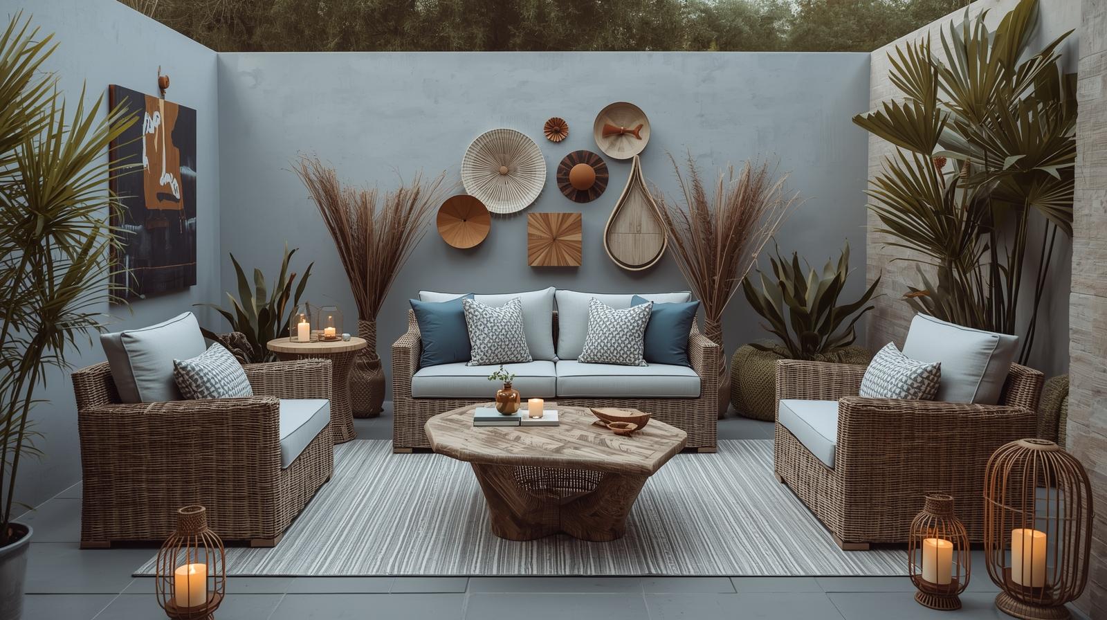 light blue themed outdoor patio mood board rs living
