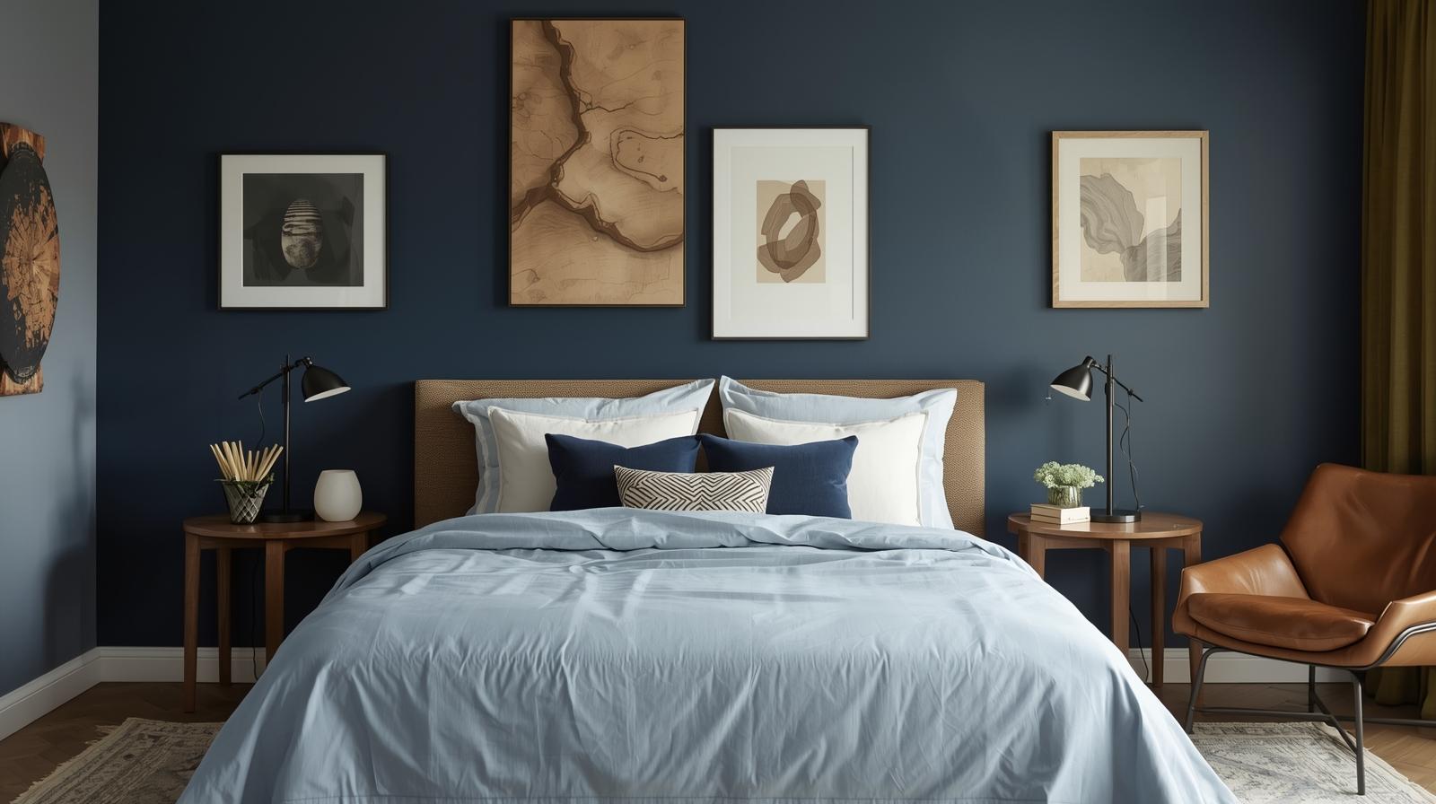 navy bedroom for rs living mood board